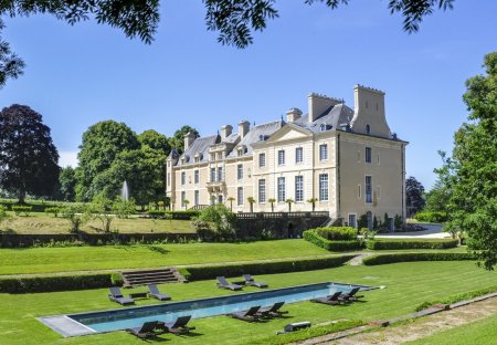 Chateau in Villers-Bocage, France