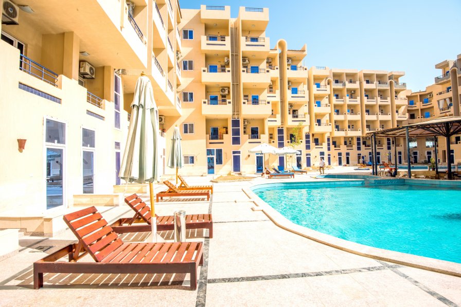 Studio apartment to rent in Hurghada, Egypt with shared pool 286200