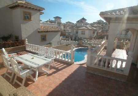 Villa in La Zenia, Spain: The view overlooking YOUR pool
