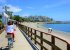 Via our garden gate, the boardwalk into Marina Puerto Banus  