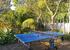 Table tennis in the garden