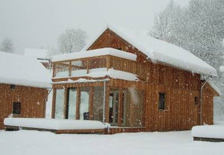 Chalet in Stadl, Austria: Cosy and warm inside with deep snow outside
