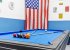 Pool table area