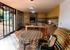 The downstairs kitchen: interior view.
