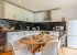 Kitchen with dining table