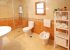 A large, well equipped and bright bathroom!
