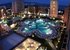 Aerial view of the Royal Beach 5* Hotel complex by night