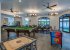 Indoor games - pool table, carrom and foosball