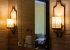 Modern lightings in the bathrooms