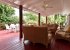 The covered veranda and the deck...