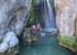 Swim under waterfalls at Fonts de L'Algar near Callosa d'en Sarria