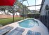 Private west-facing pool, no rear neighbors, loungers, dining area