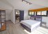Penthouse ; Double bed , ensuite bathroom with Babadag view