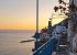 Sunset. Atrani and Amalfi, from our balcony