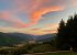 Glorious sunsets over the valley below