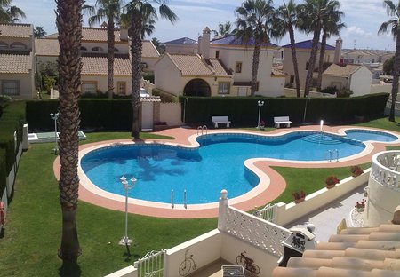 Villa in Las Piscinas, Spain: Pool view from roof terrace