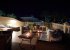 Roof terrace by night