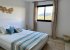 Double bedroom with ensuite bathroom, mountain view