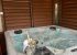 Jacuzzi with hut