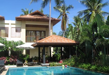 Villa in Chaweng, Koh Samui: Surrounded by coconut trees