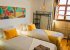 yellow bedroom (2 single beds or 1 king size bed)