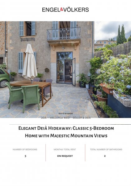 Town house in Spain, Deià