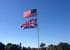 The union jack flies over our piece of Florida