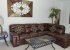 Leather sofa in lounge