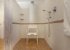 Accessible shower with a shower seat