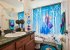 Frozen Theme Bathroom, Hairdryer fitted to wall.
