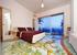 Double bedroom air conditioning and terrace ocean view sorrento villa