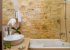 luxurious bathroom with bathtub
