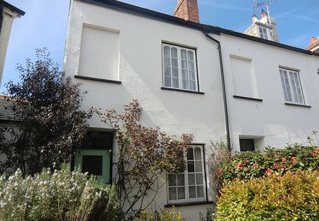 Cottage in Sidmouth, England: Front of cottage