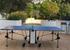 Outdoor table tennis table in beautiful gardens