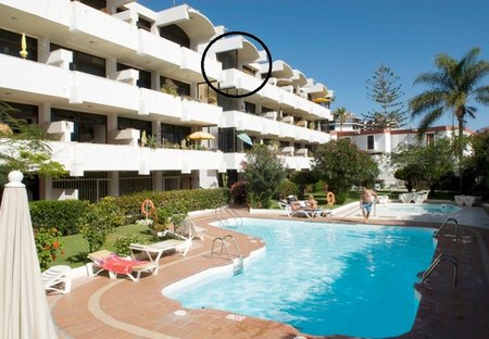 Apartment in Playa del Inglés, Gran Canaria: Our Apartment circled
