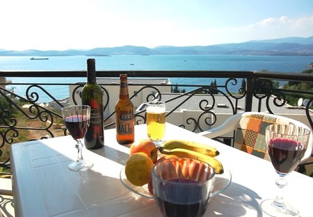 Apartment in Milas, Turkey: Great views over the bay - ideal for al-freco dining