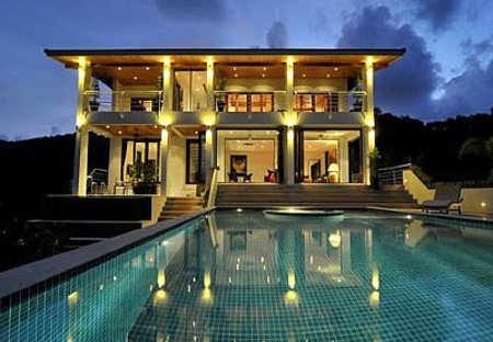 Villa in Rawai, Phuket: Villa at Night
