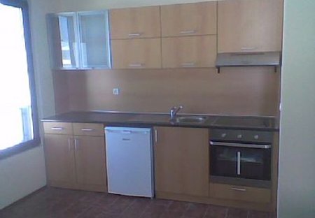Apartment in Bansko, Bulgaria: Kitchen with appliances