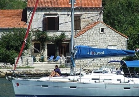 Villa in Mokošica, Croatia: View from the sea