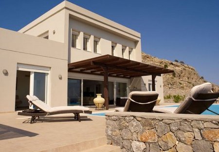 Villa in Pefkos, Rhodes: Villa and pool