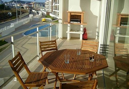Apartment in Săo Martinho do Porto, Portugal: Spacious terrace and bbq