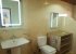 The en-suite bathroom in the upstairs apartment