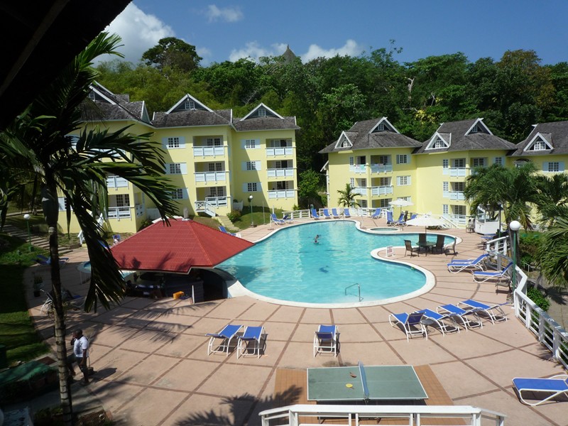 Beach apartment in Ocho Rios, Jamaica with 1 bedroom, shared pool 90923