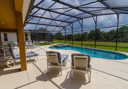Villa in Emerald, Florida: Pool area